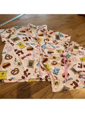 BUC-EE'S WOMEN PINK 2 PIECE PAJAMA SET SOFT 3X